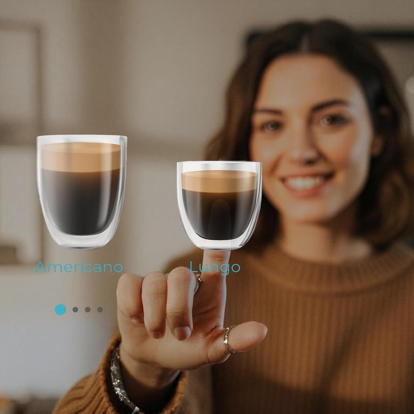 Cecotec Espresso Machine Super Automatic Cremmaet Latte Item 1500 W, 19 Bar, Thermoblock, 6 Drinks, 150 g Coffee Container, Cone Grinder, Automatic Cleaning, 1.1 L Water and 400 ml Milk Container